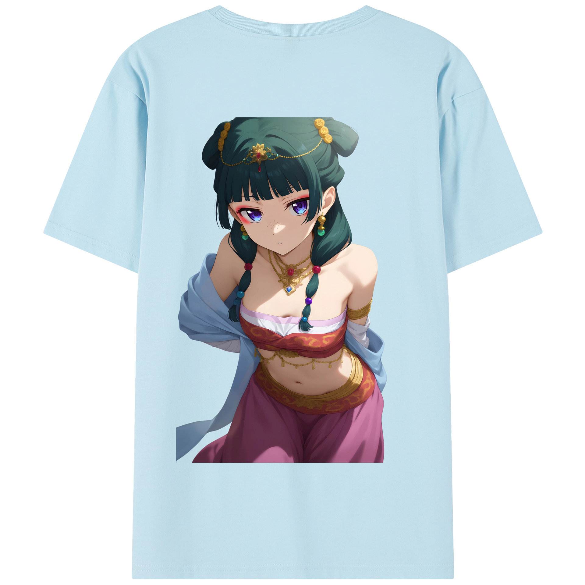 （画像用） 薬屋のひとりごと The Apothecary Diaries 綿100％半袖Tシャツ（背面プリント）